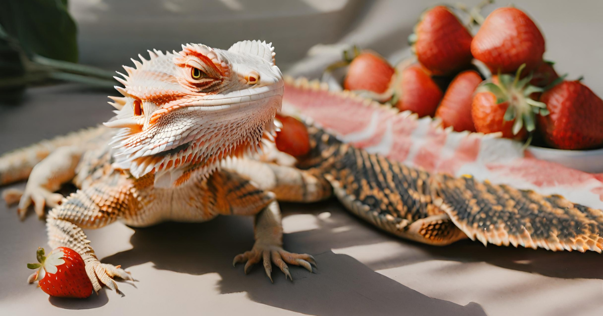 Can Bearded dragons eat strawberry