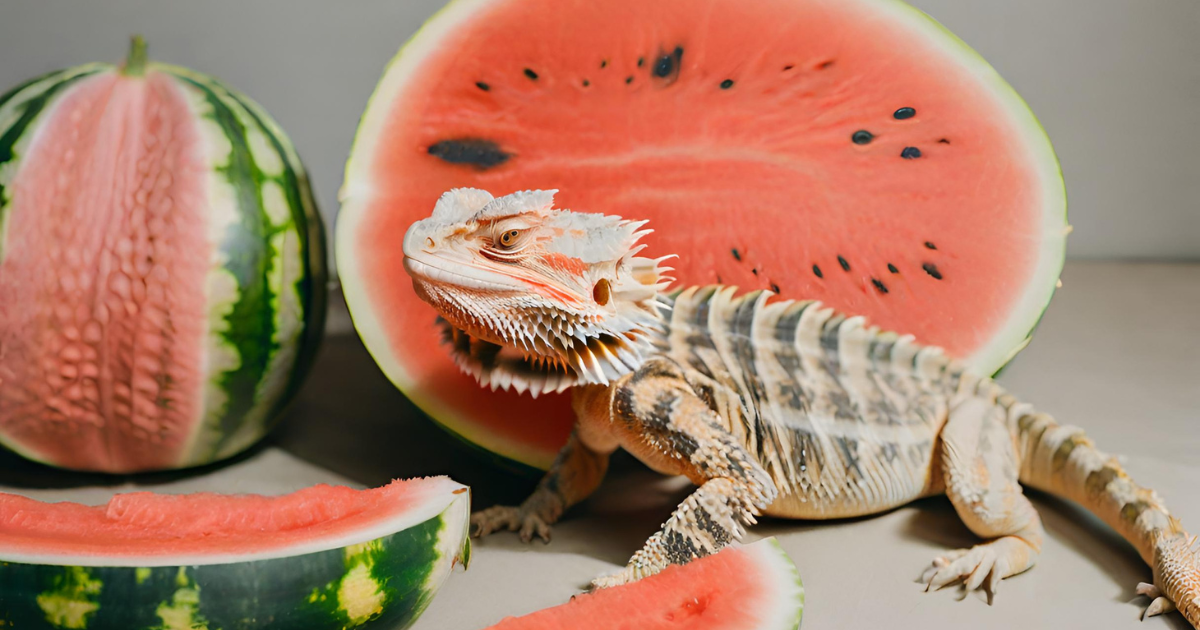 Bearded Dragons and watermelon