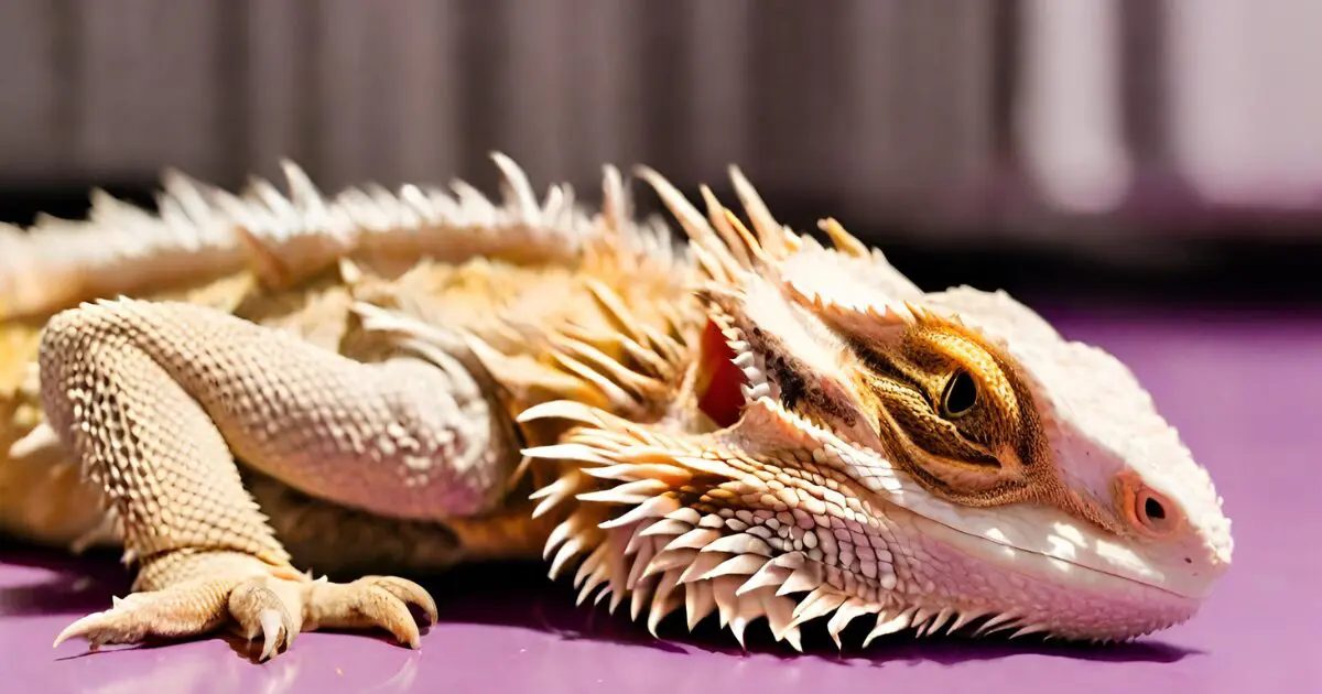 sick bearded dragon