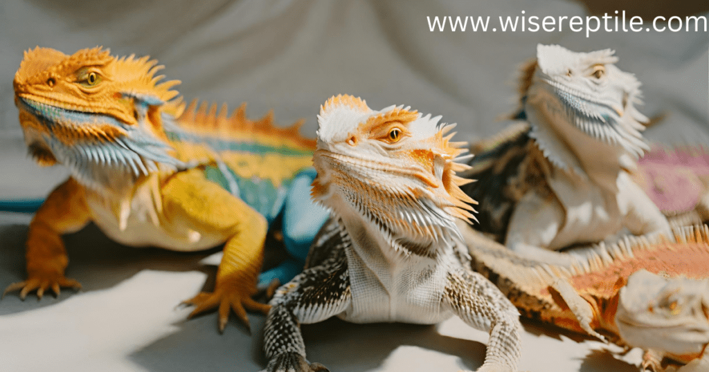 Colorful Bearded Dragons