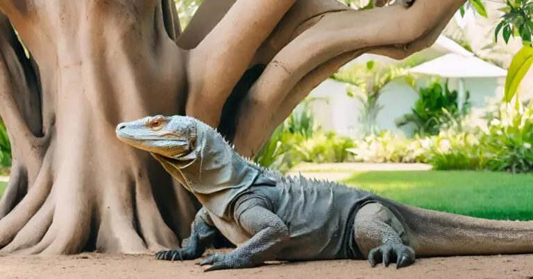 Komodo dragon on a tree, can Komodo dragons climb tree?